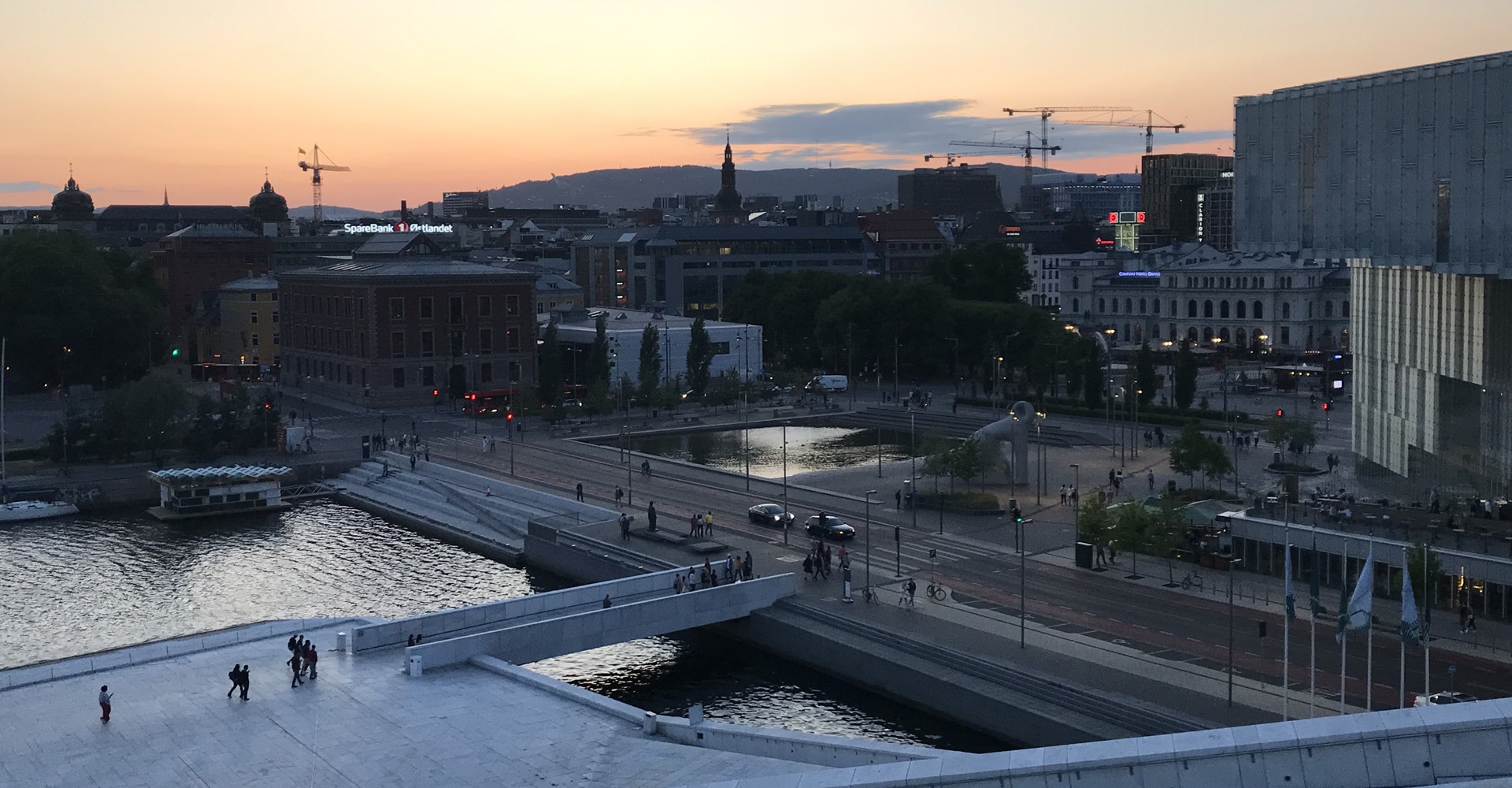 OSLO - Vue depuis l'Opéra